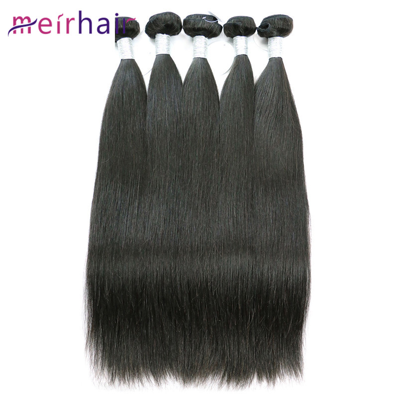 Chinese Human Hair Straight Wave Natural Color Weaves